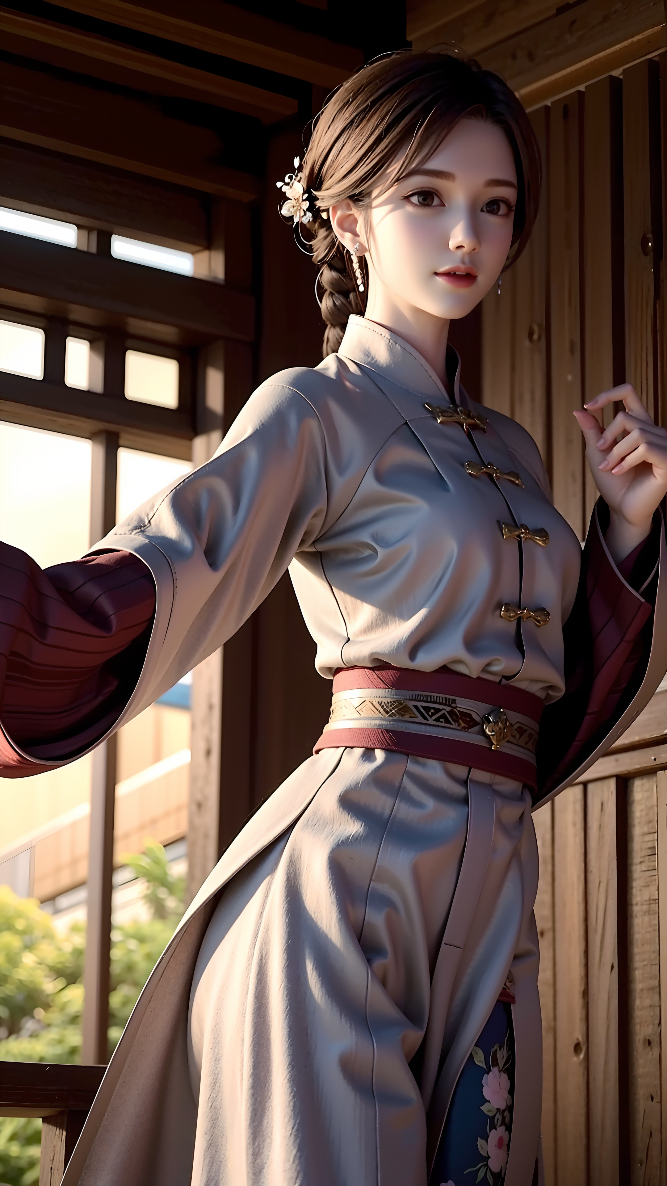 00173-477827.0-masterpiece,best quality,,1girl,black hair, chinese clothes, _lora_yingmo_0.4_,outdoor,cowboy shot, dynamic pose, dynamic angle.png